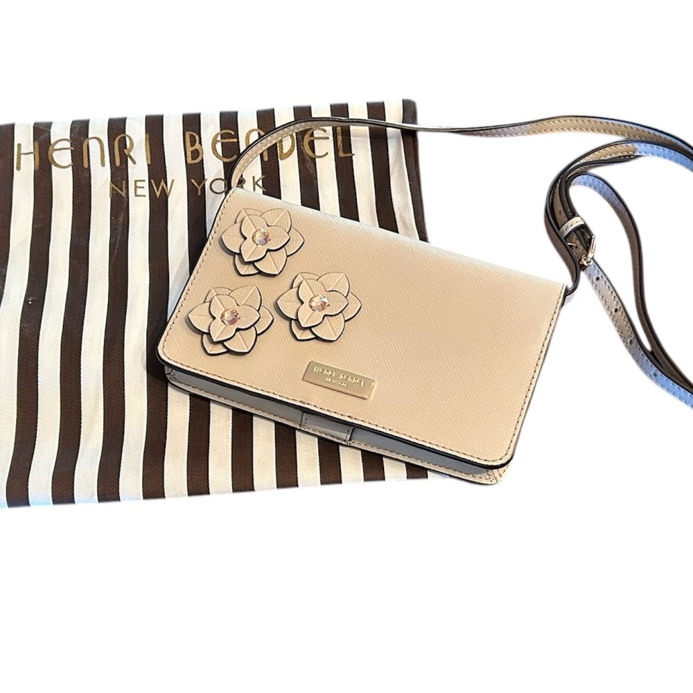 Henri Bendel Smartphone Crossbody Case with Crystal Flowers